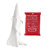 Maxbell Fire Blanket, Fiberglass Fire Flame Retardent Emergency Surival Fire Shelter 1.8x1.8m