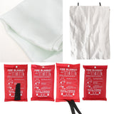 Maxbell Fire Blanket, Fiberglass Fire Flame Retardent Emergency Surival Fire Shelter 1.8x1.8m