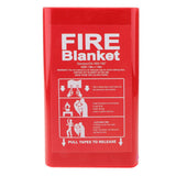 Maxbell Fire Blanket Fiberglass Fire Flame Retardent Emergency Surival Fire Shelter 1.0x1.0m