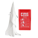 Maxbell Fire Blanket Fiberglass Fire Flame Retardent Emergency Surival Fire Shelter 1.0x1.0m