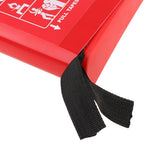 Maxbell Fire Blanket Fiberglass Fire Flame Retardent Emergency Surival Fire Shelter 1.0x1.0m