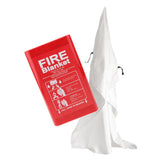 Maxbell Fire Blanket Fiberglass Fire Flame Retardent Emergency Surival Fire Shelter 1.0x1.0m
