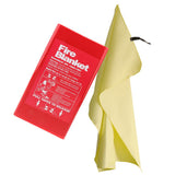 Maxbell Fiberglass Safety Fire Blanket Emergency Survival Flame Retardant 1.2x1.5m