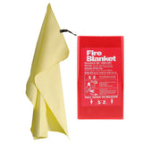 Maxbell Fiberglass Safety Fire Blanket Emergency Survival Flame Retardant 1.2x1.5m