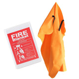 Maxbell Fiberglass Safety Fire Blanket Emergency Survival Flame Retardant 1x1m b