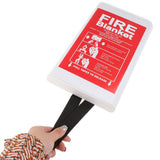 Maxbell Fiberglass Safety Fire Blanket Emergency Survival Flame Retardant 1x1m b
