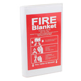 Maxbell Fiberglass Safety Fire Blanket Emergency Survival Flame Retardant 1x1m b