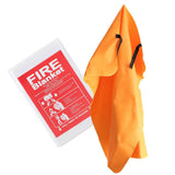Maxbell Fiberglass Safety Fire Blanket Emergency Survival Flame Retardant 1x1m b