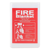 Maxbell Fiberglass Safety Fire Blanket Emergency Survival Flame Retardant 1x1m b