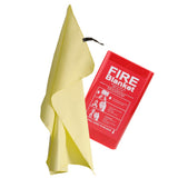 Maxbell Fiberglass Safety Fire Blanket Emergency Survival Flame Retardant 1.2x1.2m