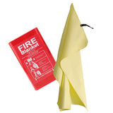 Maxbell Fiberglass Safety Fire Blanket Emergency Survival Flame Retardant 1.2x1.2m
