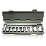 Maxbell 10pcs Automobile Motorcycle Repairing Tool Case Socket Wrench Set