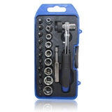 Maxbell 23pcs Car Repair Tool Sets Wrench Batch Head Pawl Socket Screwdriver