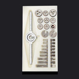 Maxbell 31PCS Fine Tap and Die Set Metric M1 M1.1 M1.2 M1.4 M1.6 M1.8 M2 M2.2 M2.5