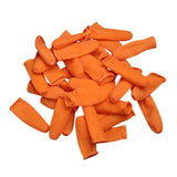 Maxbell 100Pieces Disposable Latex Non-Slip Fingertips Gloves Set 0.8inch dia