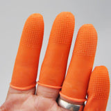 Maxbell 100Pieces Disposable Latex Non-Slip Fingertips Gloves Set 0.8inch dia