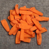 Maxbell 100Pieces Disposable Latex Non-Slip Fingertips Gloves Set 0.9inch dia