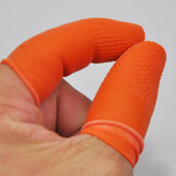 Maxbell 100Pieces Disposable Latex Non-Slip Fingertips Gloves Set 0.9inch dia