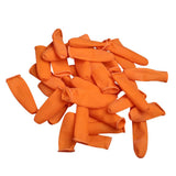 Maxbell 100Pieces Disposable Latex Non-Slip Fingertips Gloves Set 0.9inch dia