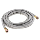 Max 5/8" 16 FT Propane Gas Oven Connecting Pipe Metal Braided Enhanced Gas Hose