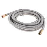 Max 5/8" 16 FT Propane Gas Oven Connecting Pipe Metal Braided Enhanced Gas Hose