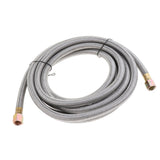 Max 5/8" 16 FT Propane Gas Oven Connecting Pipe Metal Braided Enhanced Gas Hose