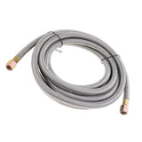 Max 5/8" 16 FT Propane Gas Oven Connecting Pipe Metal Braided Enhanced Gas Hose