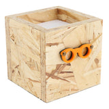 Maxbell Eyeglasses Store Decoration Wooden Office Flower Pot Shop Decoration