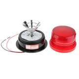Maxbell 12V Emergency LED Flashing Strobe Signal Warning Light Lamp Beacon Red