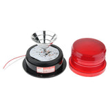 Maxbell 24V Emergency LED Flashing Strobe Signal Warning Light Lamp Beacon Red