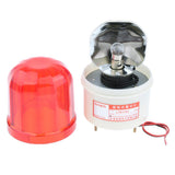 Maxbell 12V LED Rotating Strobe Warning Light Round Signal Beacon Flash Lamp Red