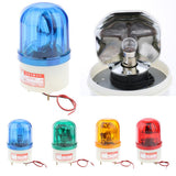 Maxbell 12V LED Rotating Strobe Warning Light Round Signal Beacon Flash Lamp Red