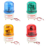 Maxbell 12V LED Rotating Strobe Warning Light Round Signal Beacon Flash Lamp Red