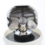 Maxbell 12V LED Rotating Strobe Warning Light Round Signal Beacon Flash Lamp Yellow