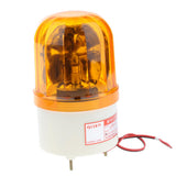 Maxbell 12V LED Rotating Strobe Warning Light Round Signal Beacon Flash Lamp Yellow