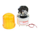 Maxbell 12V LED Rotating Strobe Warning Light Round Signal Beacon Flash Lamp Yellow