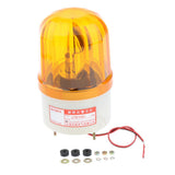 Maxbell 12V LED Rotating Strobe Warning Light Round Signal Beacon Flash Lamp Yellow
