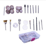 Maxbell 25PCS Woodwork Rotary Tool Accessory Kit for Carving Grinding 1/8 Inch Shank