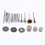 Maxbell 25PCS Woodwork Rotary Tool Accessory Kit for Carving Grinding 1/8 Inch Shank