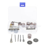 Maxbell 25PCS Woodwork Rotary Tool Accessory Kit for Carving Grinding 1/8 Inch Shank