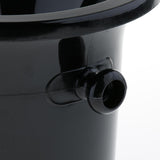 Maxbell Black Plastic Wine Spittoon Champagne Bucket Fashion with Carry Handles