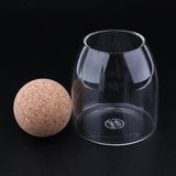 Decorative Cork Clear Glass Kitchen Storage Tank Sealed Cans Bottle Ball S