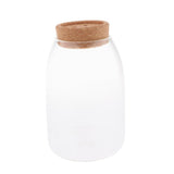 Maxbell Decorative Cork Clear Glass Kitchen Storage Tank Sealed Cans Bottle Button M