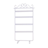 Max Maxb Earrings Necklace Jewelry Display Rack Metal Stand Organizer Holder White