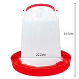 Max Maxb Plastic Chick Waterer Domestic Fowl Feeding Water Supplies 2.5L