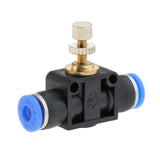Max Restrictor Valve Throttle Valve Pneumatic Pneumatic Quick Connector 4mm