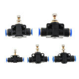 Max Restrictor Valve Throttle Valve Pneumatic Pneumatic Quick Connector 4mm