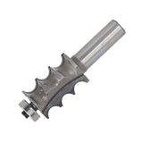 Max Maxb 1/4'' 1/2'' Triple Bead Triple Flute Molding Router Bit Woodworking Cutter 3