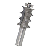 Max Maxb 1/4'' 1/2'' Triple Bead Triple Flute Molding Router Bit Woodworking Cutter 3