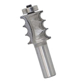 Max Maxb 1/4'' 1/2'' Triple Bead Triple Flute Molding Router Bit Woodworking Cutter 4